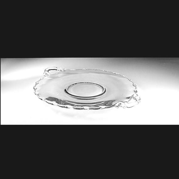 Fostoria Century Handled Cake Plate, Mid Century Serving Tray