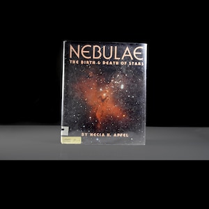 Nebulae: The Birth and Death of Stars by Necia H. Apfel – Vintage Astronomy Book with Dust Jacket, Ex-Library Copy, First Edition
