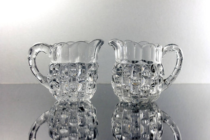 Antique EAPG Creamers Greensburg Individual Creamers Etsy