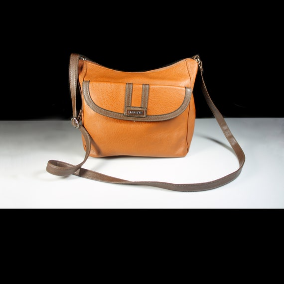 Faux Leather Handbag, Rosetti, Brown, Shoulder Bag