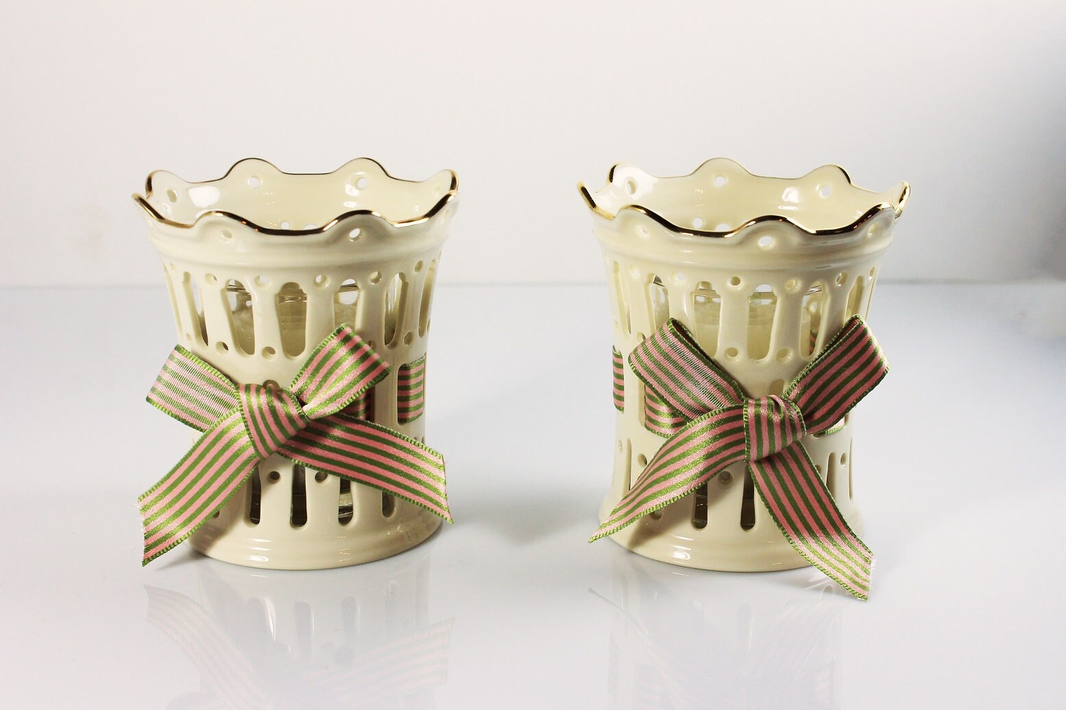 Lenox tea light candle holders deals