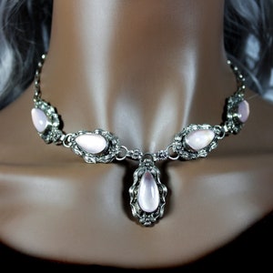 Rose Quartz Necklace Sterling Silver Carol Felley Designer - Etsy