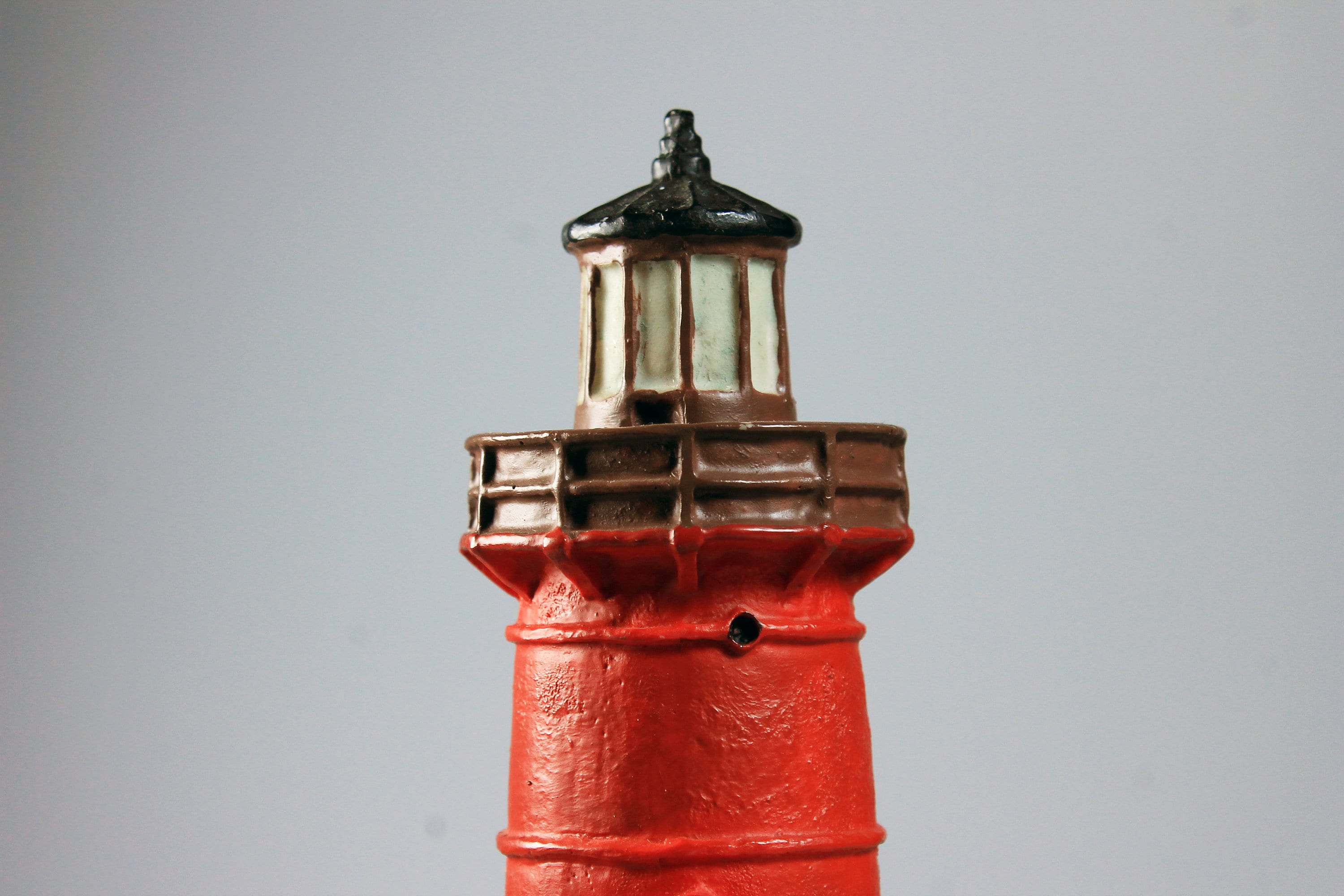 Lighthouse Figurine, Scaasis Originals, Inc. Jeffrey's Hook NY, Hand