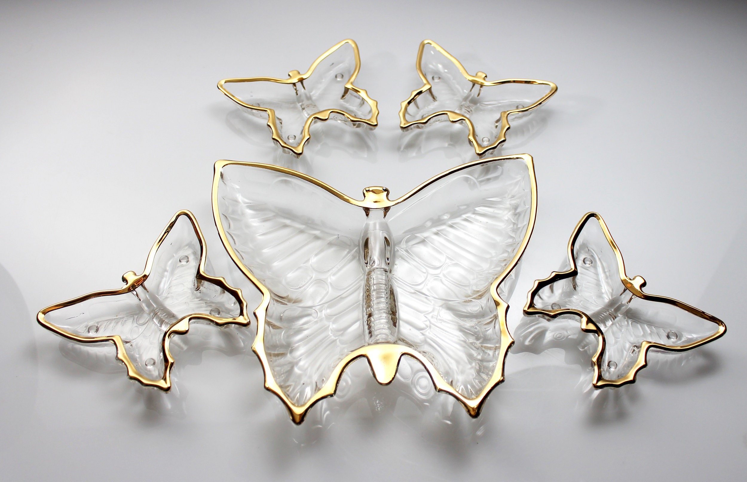 Butterfly Snack Set, 5 Piece Butterfly Set, Candy and Nut