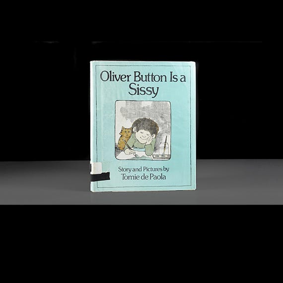 Oliver Button Is a Sissy by Tomie dePaola - Children’s Book - Ex-Library Edition