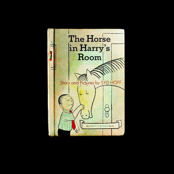 Children's Hardcover Book, The Horse in Harry's Room, Syd Hoff, Fiction, First Edition, Collectible, Picture Book, Illustrated