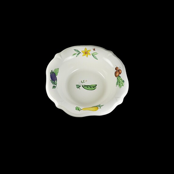 Pfaltzgraff Summer Garden 10 Inch Vegetable Serving Bowl | Discontinued Pattern (1995–1999)