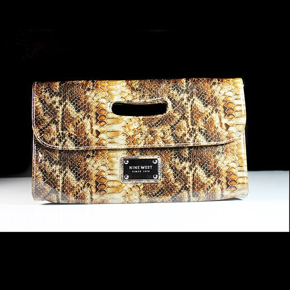 Nine West 9S Jacquard Satchel Bag | Accessorising - Brand Name / Designer  Handbags For Carry & Wear... Share If You Care! | Satchel bags, Bags, Clutch  handbag