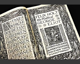 Antiquarian Book, Felix Holt the Radical, George Eliot, Classic, Collectible, Antique