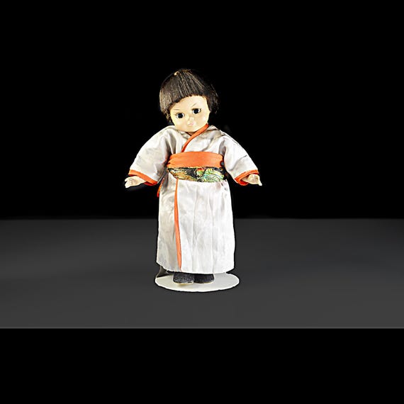 Madame Alexander Japan Doll – 8 Inch International Series Doll in Kimono –1950s–60s Cultural Doll with Stand – Very Good Condition