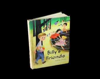Children's Book, Billy's Friends, McIntire and Hill, Learning To Read, Learning Tool, Fiction, Teaching, Illustrated