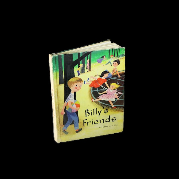 Children's Book, Billy's Friends, McIntire and Hill, Learning To Read, Learning Tool, Fiction, Teaching, Illustrated