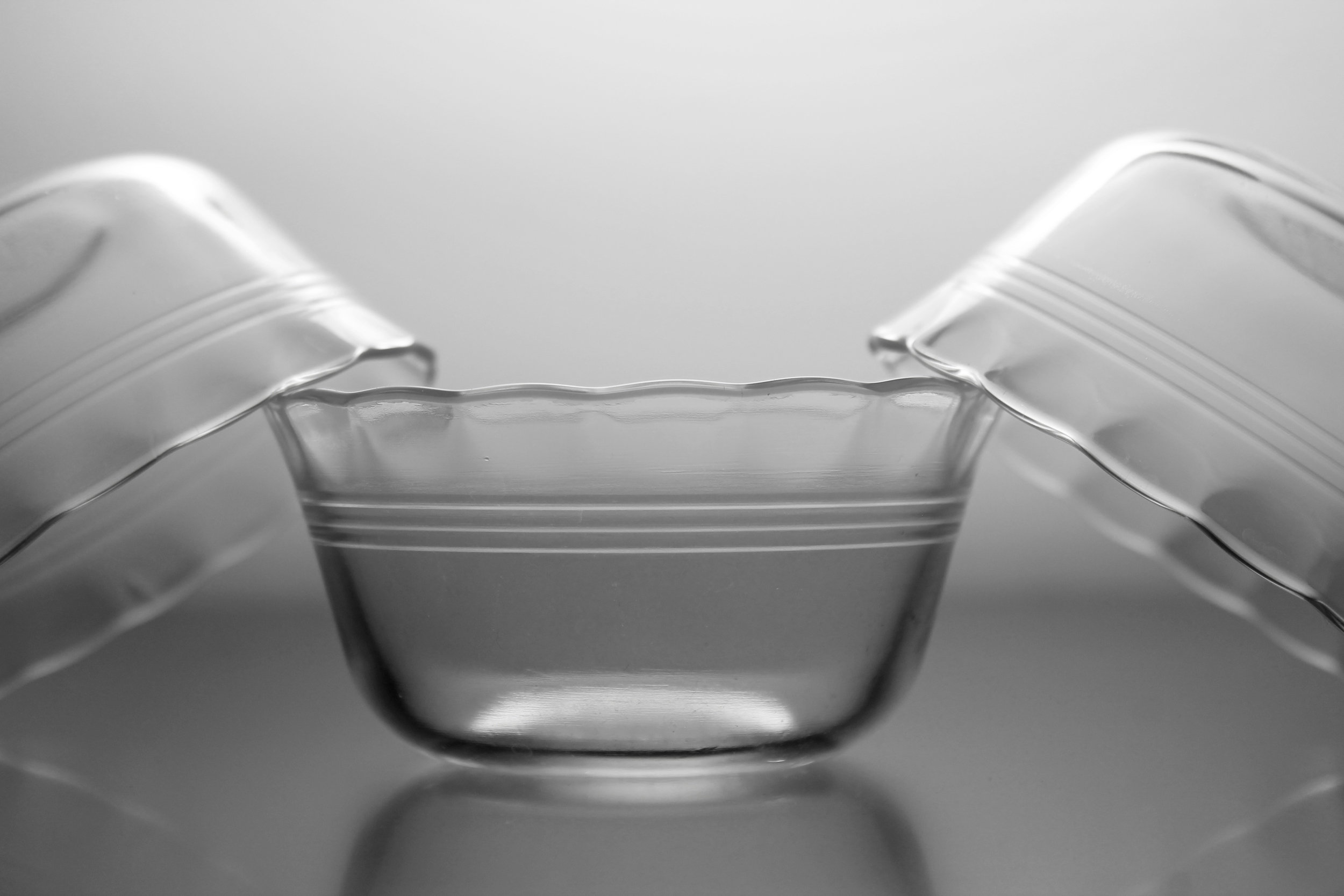 Pyrex Custard Cups, Originals Clear, Set of 3, Bakeware, Serveware