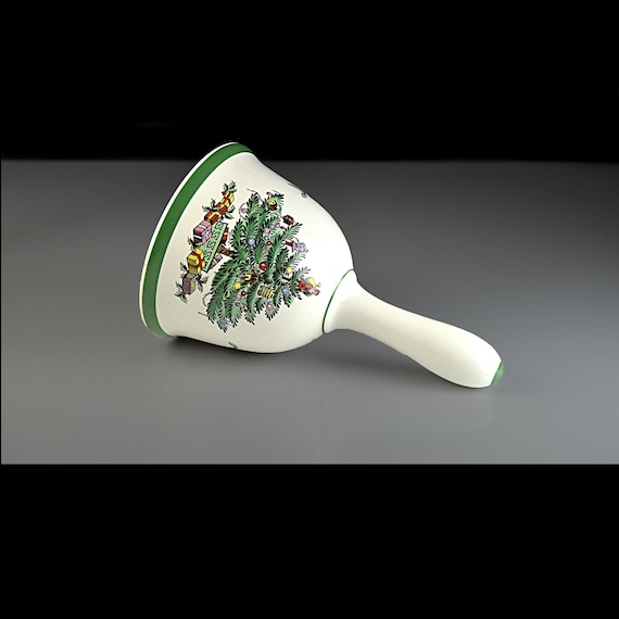 Spode Christmas Tree Handbell, England, Holiday Bell, S3324