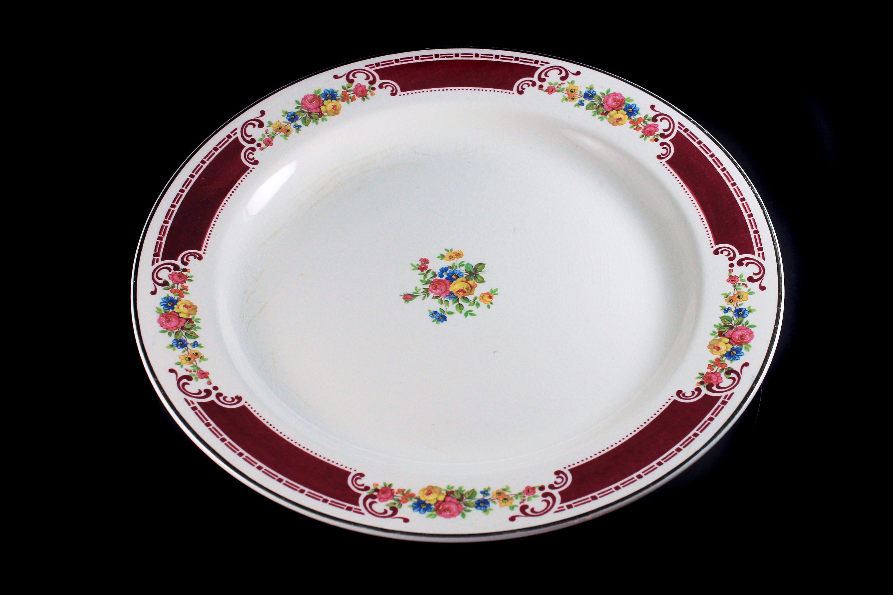 Chop Plate Round Platter Homer Laughlin Majestic Brittany Shape 13 