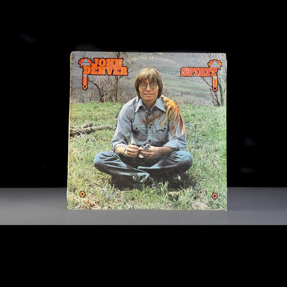 John Denver Spirit Vinyl LP Record, 1976 RCA Victor Original Pressing, Folk Country Album