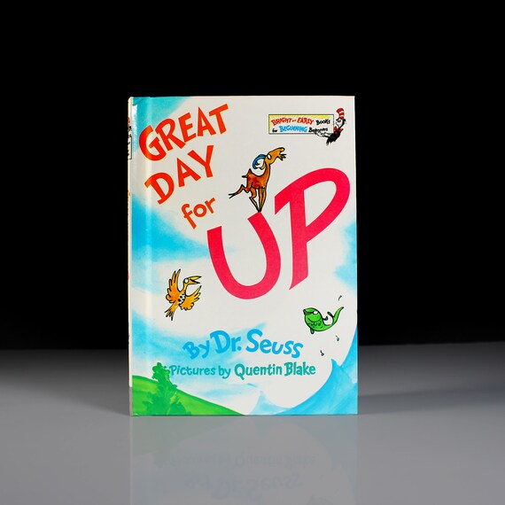 Children's Hardcover Book, Great Day for UP, Dr Seuss, Fiction, Classic, Rhyming, Picture Book