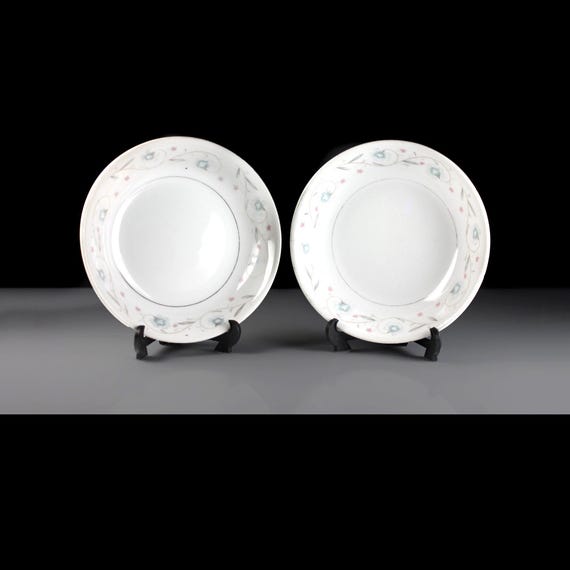 English Garden Bowls, Dessert Bowls, Fruit Bowls, Fine China, Japan, Set of 2