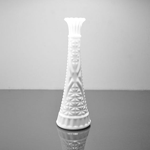 Anchor Hocking Milk Glass Bud Vase - 9 Inch – Giftware