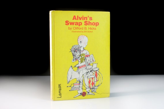 Children's Hardcover Book, Alvin's Swap Shop, Clifford B. Hicks, Fiction, Weekly Reader Book, Collectible, Mystery, Suspense
