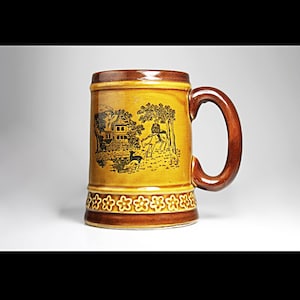 Lord Nelson Beer Stein, Antique, Made In England, Beer Mug, Decorative Stein, Unmarked