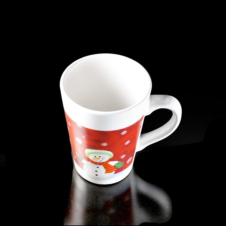 Festive Royal Norfolk Christmas Mug Santa & Snowman Design 12 Oz