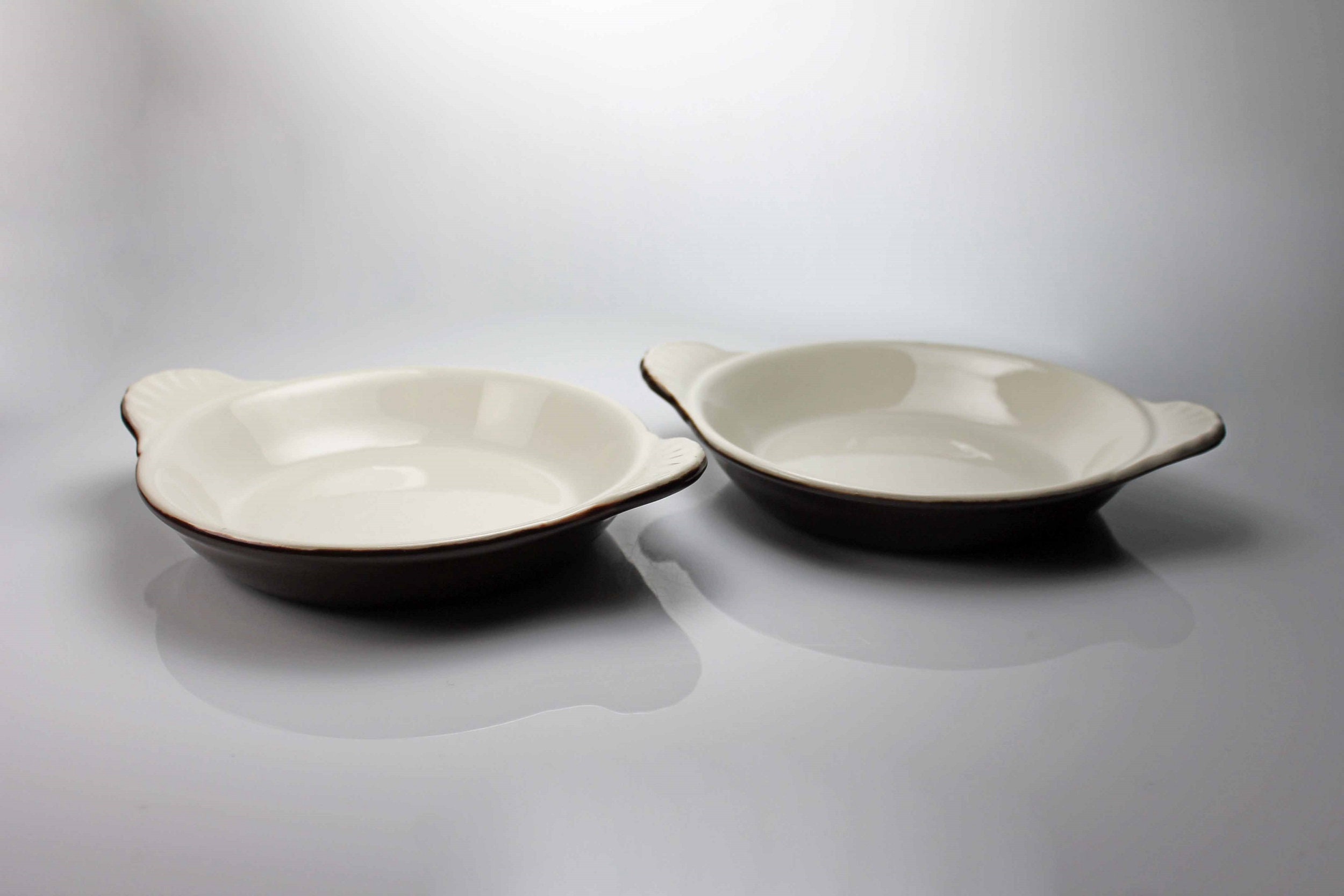 Au Gratin Bowls, Syscoware, Brown, Individual Casserole, Dinnerware