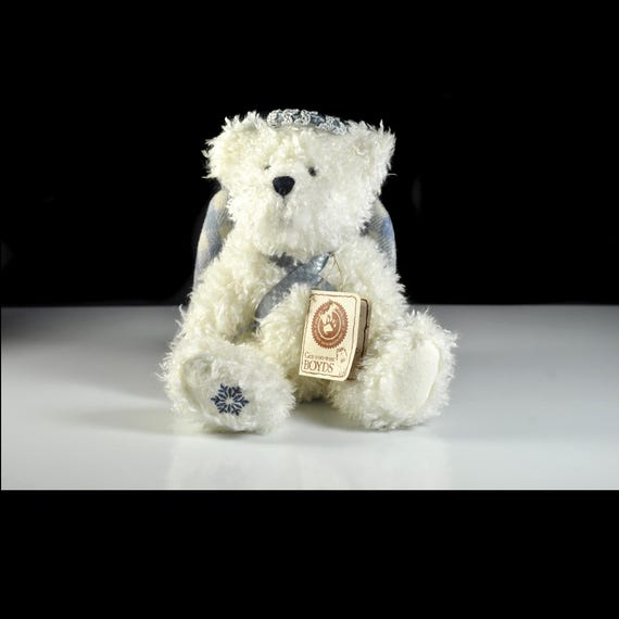 Boyds Bears Haley AngelFrost, Stuffed Animal Bear with Tags, Holiday Collectible
