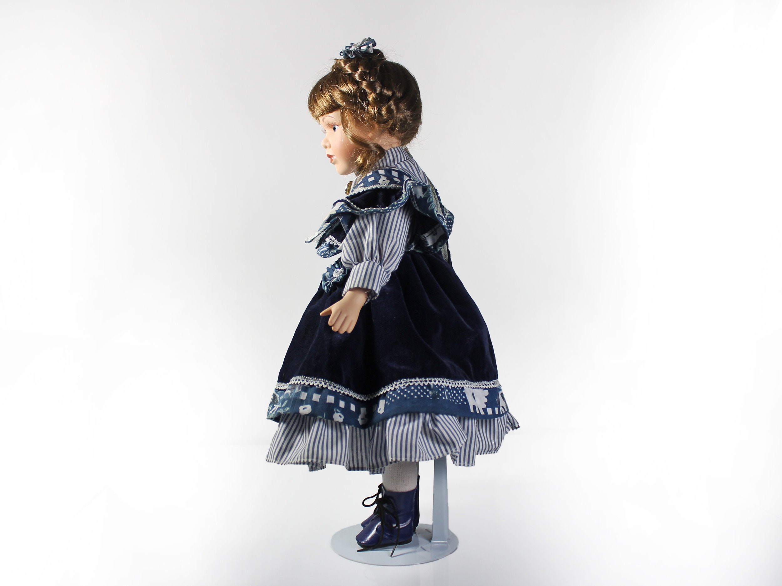 Collectible Porcelain Doll, The Angelina Collection, 17 inch Doll
