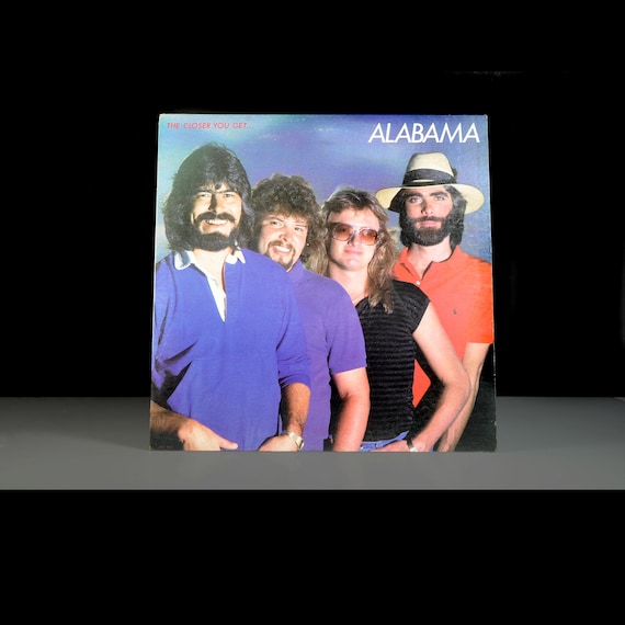 Alabama The Closer You Get LP Vinyl Record, 1983 Country Rock