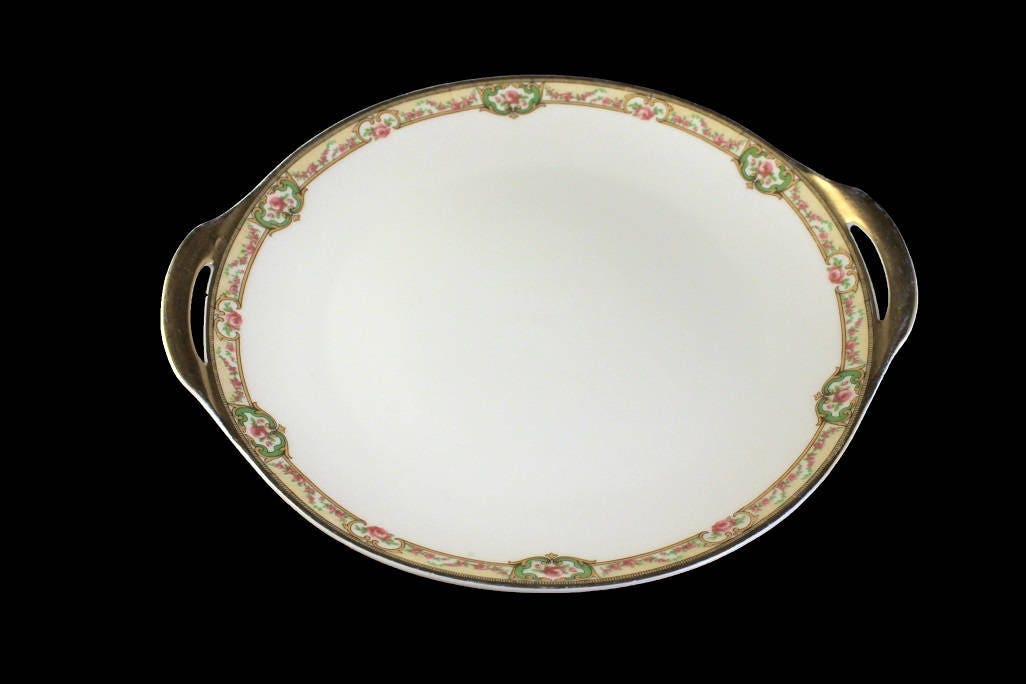 Antique Cake Plate, Theodore Haviland, Limoges France, The Belfort