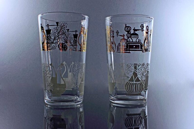 Tumblers Drinking Glasses Federal Glass Tumblers White and Etsy