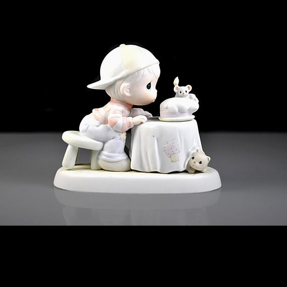 Precious Moments Birthday Figurine, Well Blow Me Down It’s Yer Birthday, 1997 Enesco