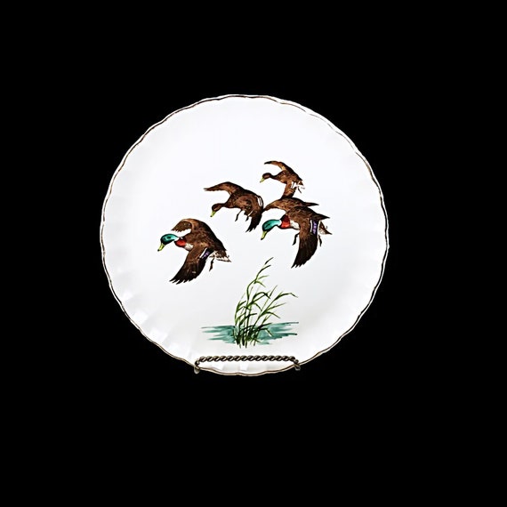 Luncheon Plate, WS George, Philippe, Game Birds, Hand Painted