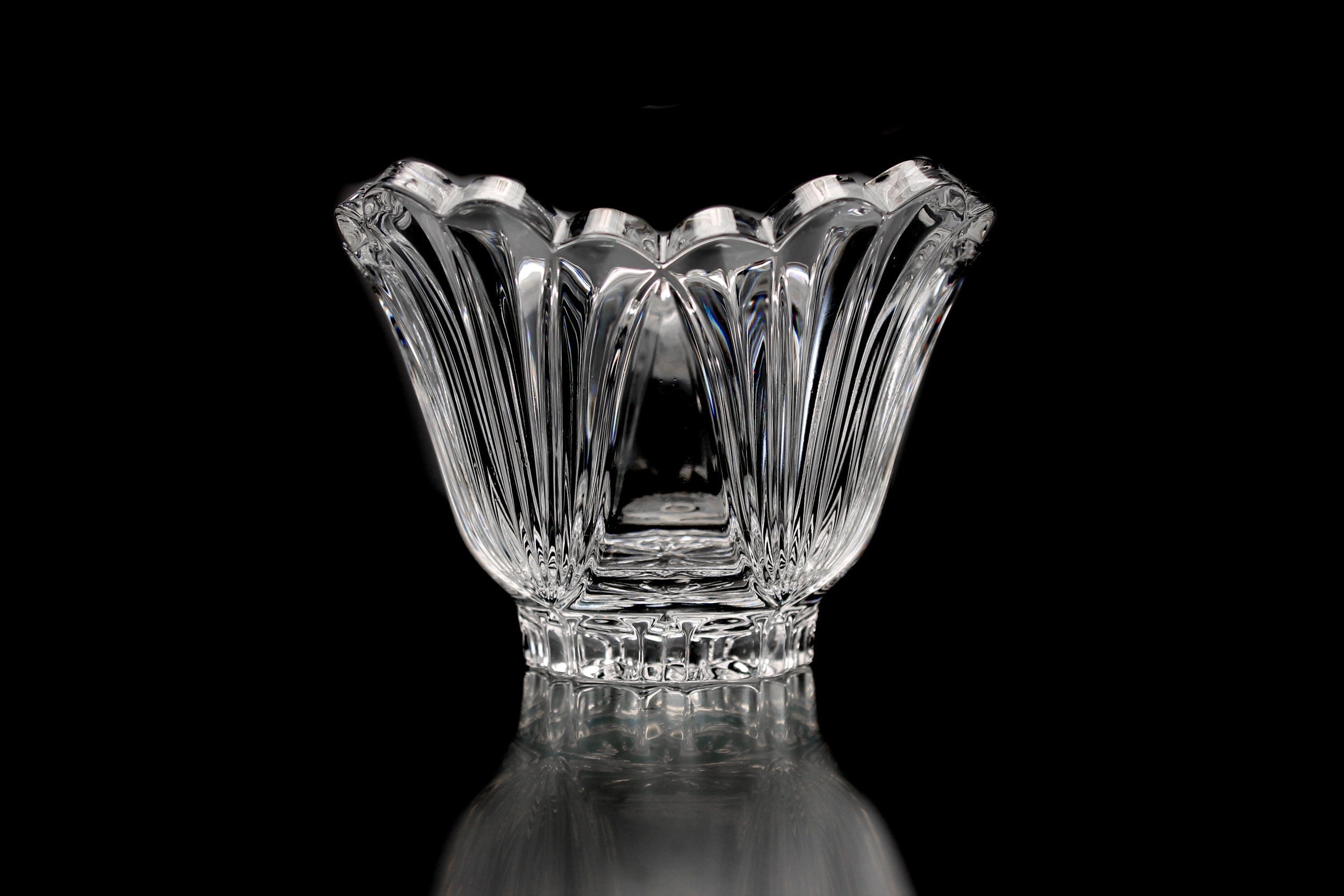 Crystal Votive Candle Holder, Oneida, Julliard, Paneled, Giftware