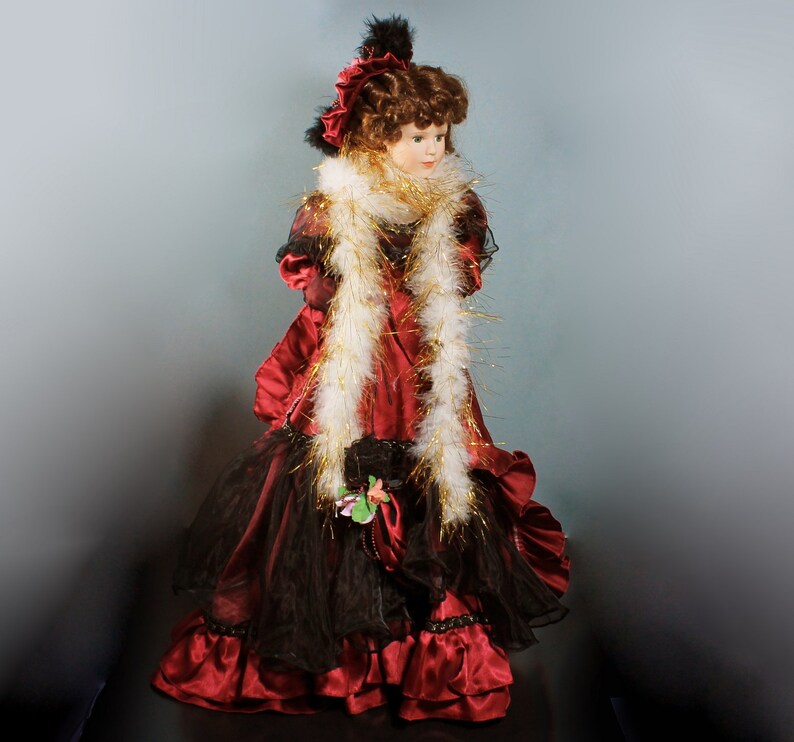 black victorian porcelain dolls