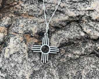 Sterling silver Zia