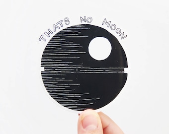 Star Wars Vinyl Sticker - That's No Moon - Death Star