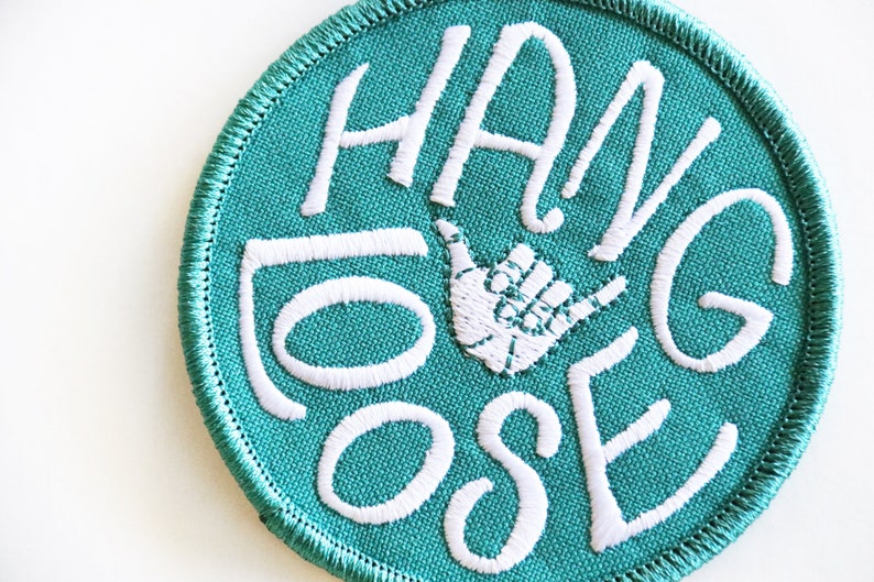 Hang Loose Iron-On Patch | Etsy