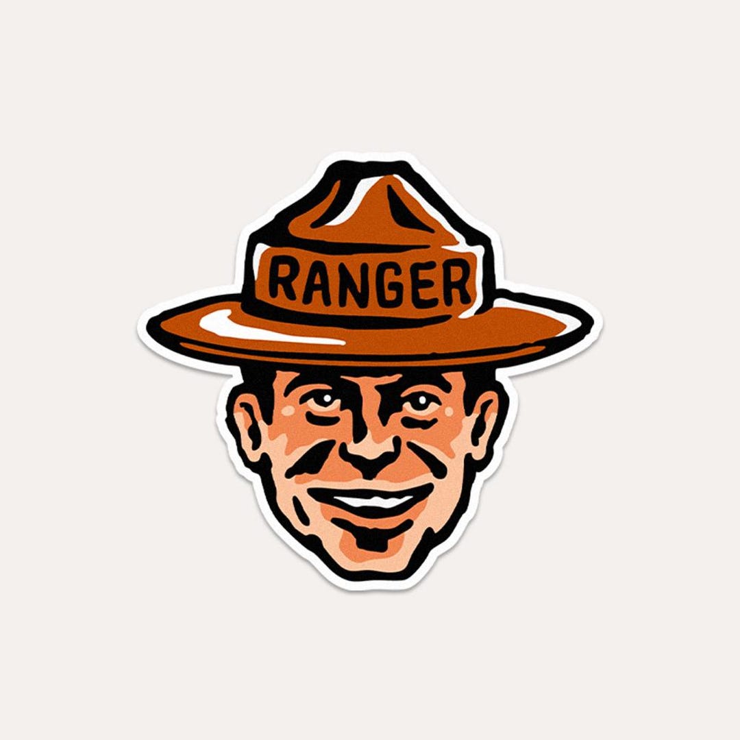Park Ranger Vinyl Sticker - National Park - Love, Visit, Travel ...