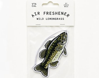 Largemouth Bass - Air Freshener - Lemongrass Scented