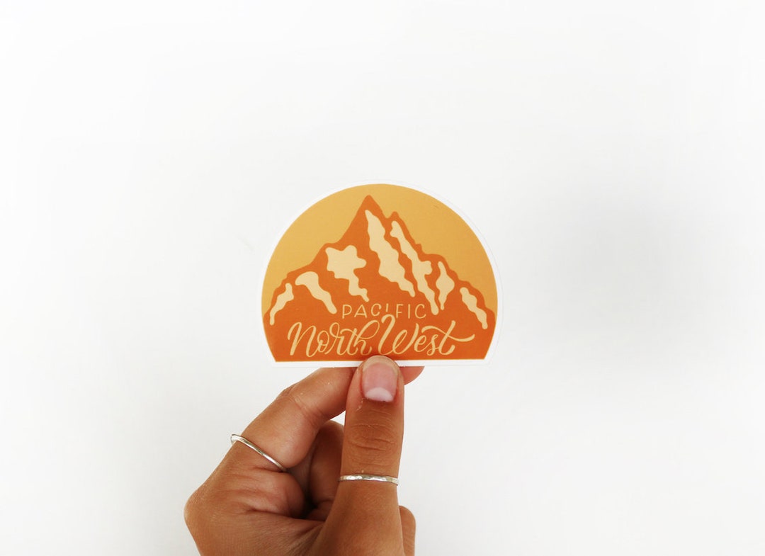 Pacific North West Vinyl Sticker Daytime PNW - Etsy