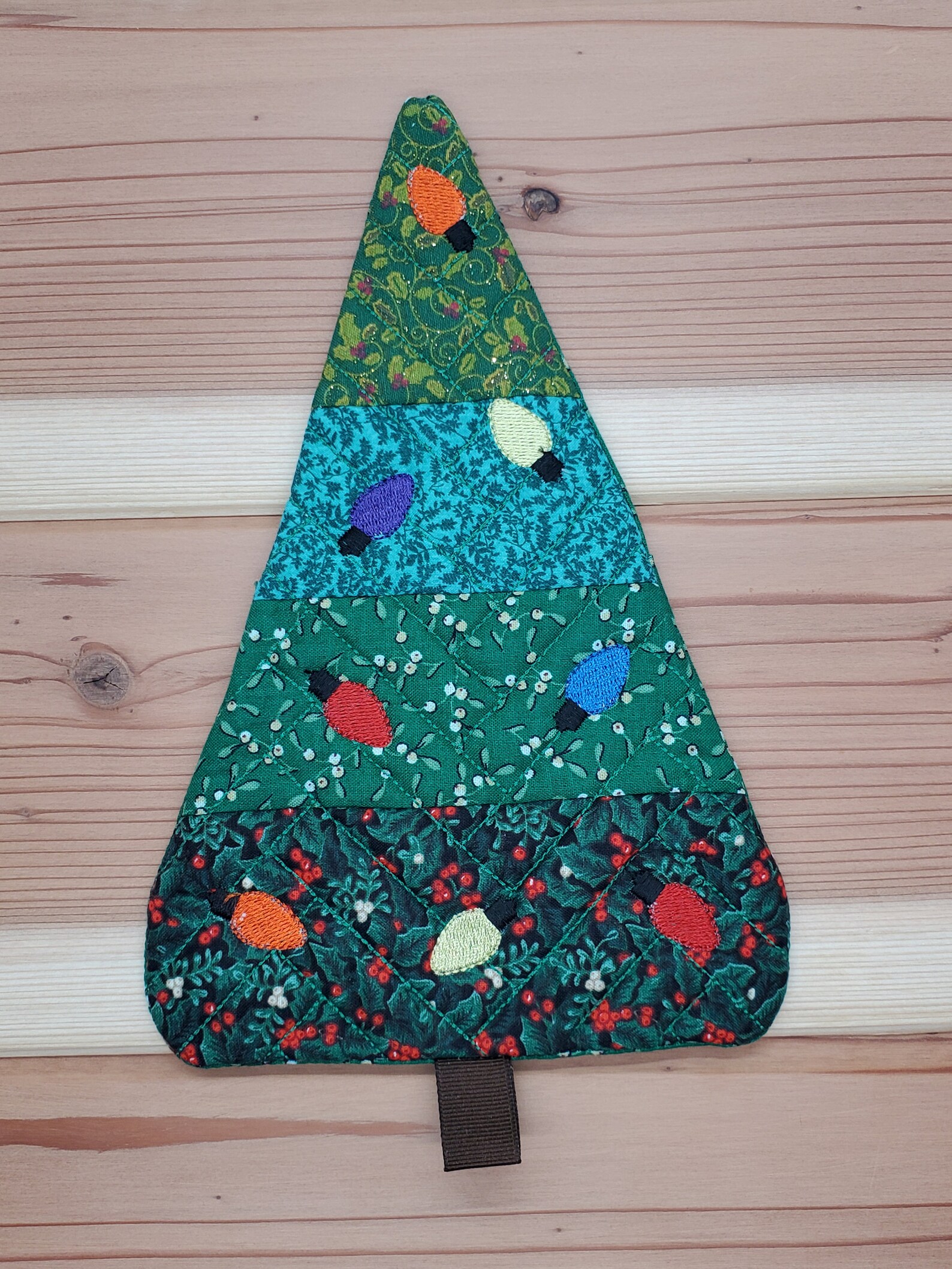 Christmas Tree Mug Rug/Christmas Mug Rug/Holiday Mug Rug/Large  Etsy