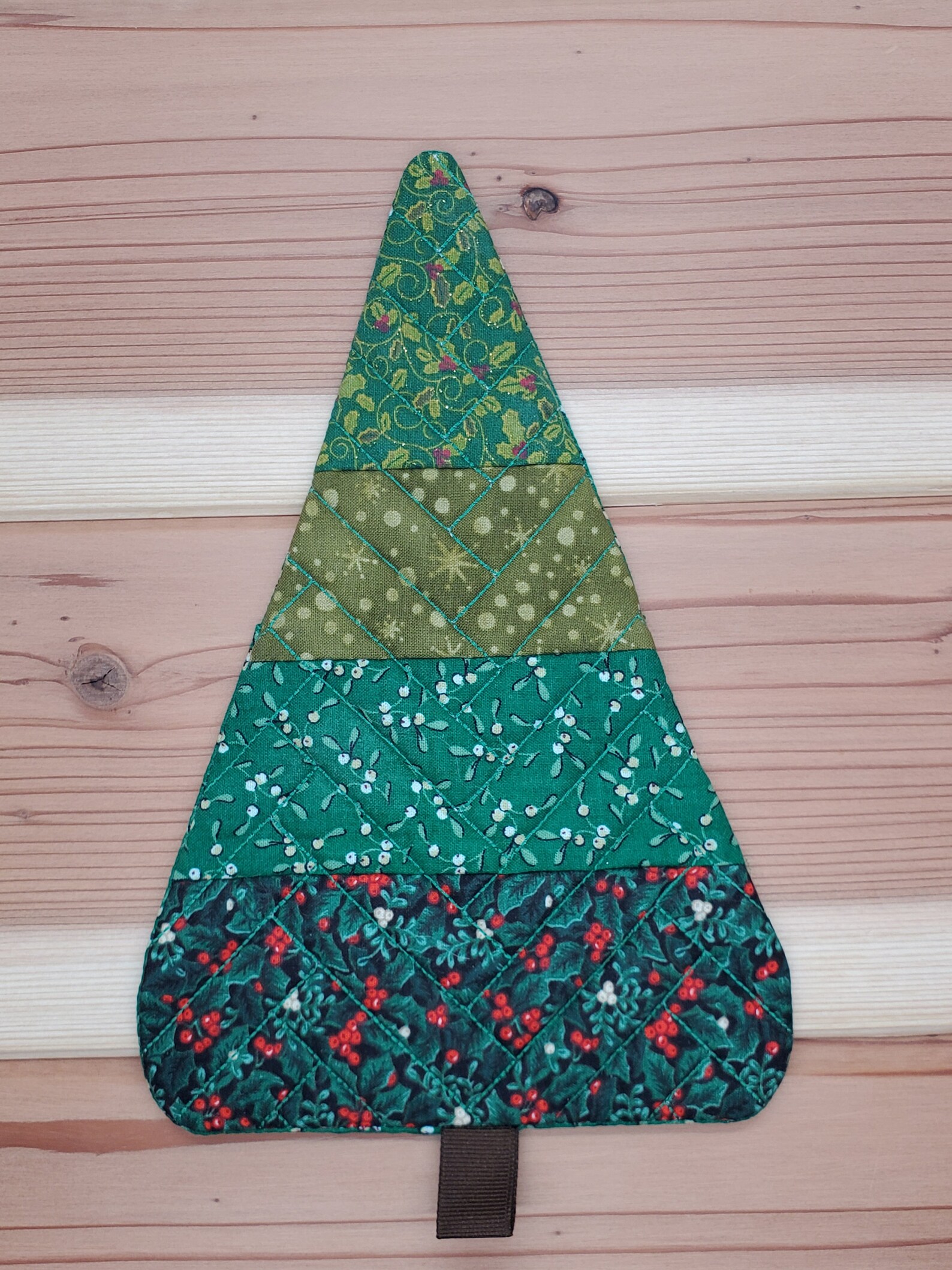 Christmas Tree Mug Rug/Christmas Mug Rug/Holiday Mug Rug/Large Etsy