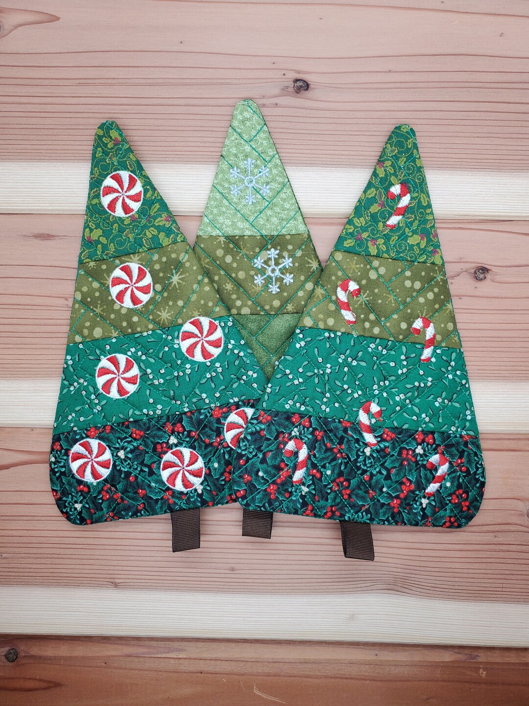 Christmas Tree Mug Rug/christmas Mug Rug/holiday Mug Rug/large Coaster
