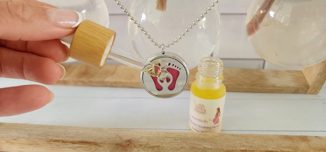 Nausybelly First Trimester Soothing Blend With Necklace for Pregnant