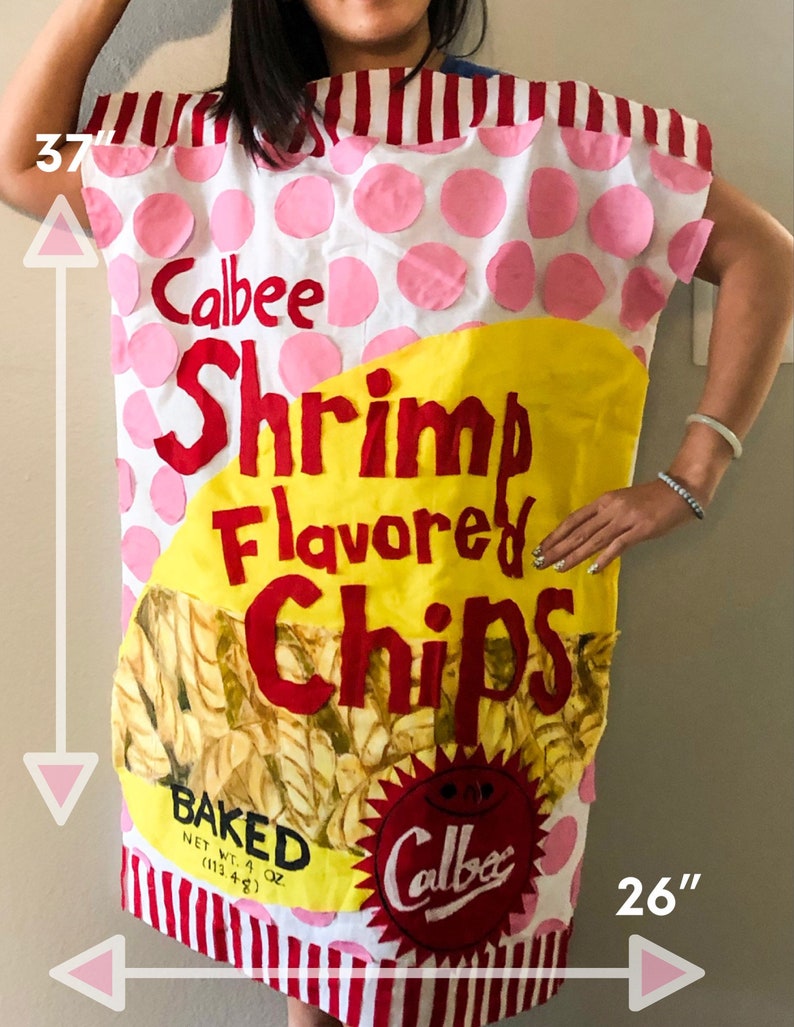 Old-School Calbee Shrimp Chips Costume