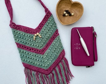 Free Spirit Crossbody Bag **Crochet PDF pattern only**