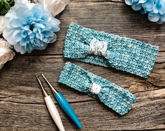 Rochon Headband - All Sizes  **Crochet PDF Pattern Only**