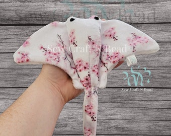 MADE TO ORDER Cherry Blossom Stingray Plush Scented or No Scent